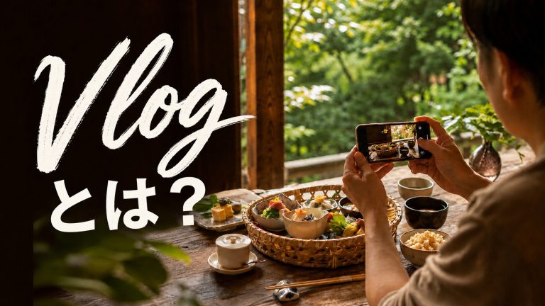 Vlogの始め方とスマートフォンによる撮影・編集のポイント