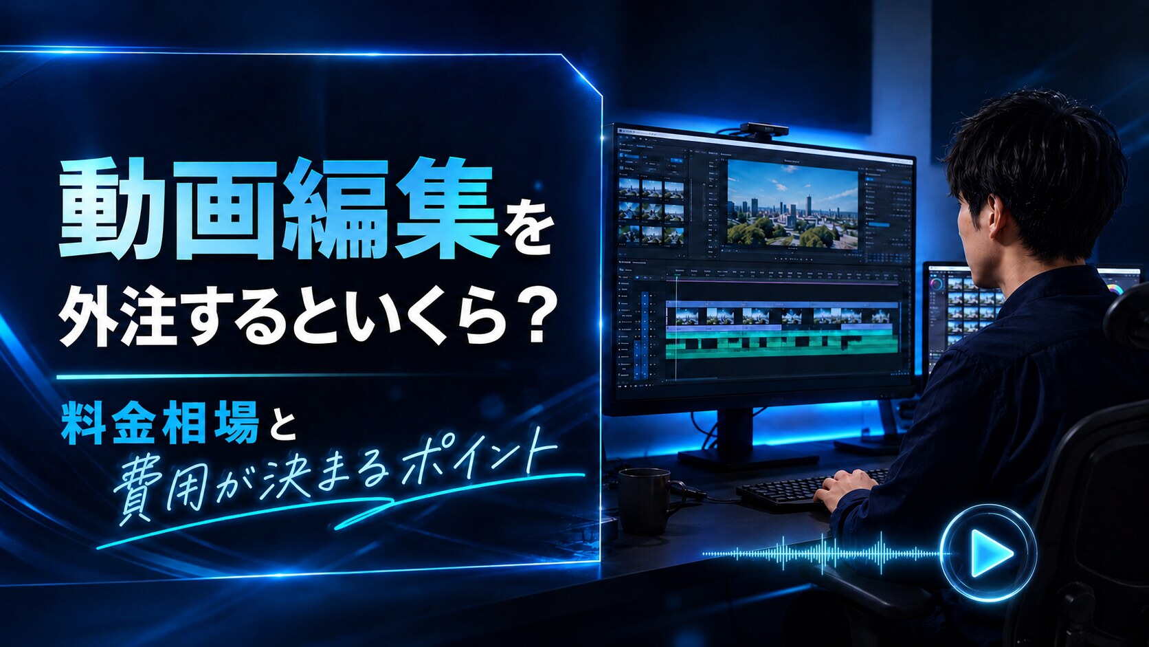 動画編集を外注するといくら？料金相場と費用が決まるポイントを解説