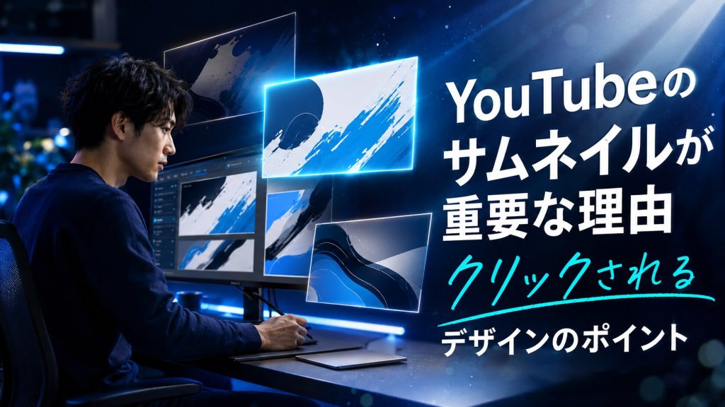 YouTubeのサムネイルが重要な理由｜クリックされるデザインのポイントを解説